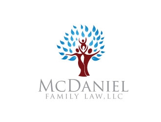 McDaniel Family Law, LLC  logo design by riezra