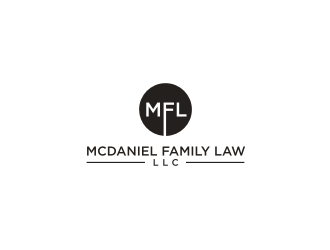 McDaniel Family Law, LLC  logo design by aflah