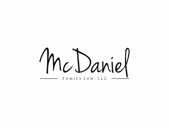 McDaniel Family Law, LLC  logo design by haidar