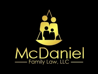 McDaniel Family Law, LLC  logo design by onetm