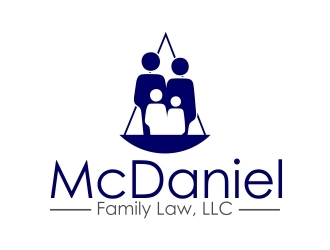 McDaniel Family Law, LLC  logo design by onetm