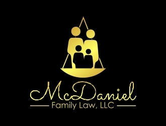 McDaniel Family Law, LLC  logo design by onetm
