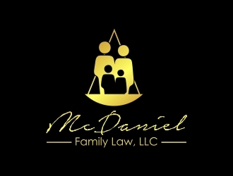 McDaniel Family Law, LLC  logo design by onetm