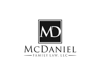 McDaniel Family Law, LLC  logo design by ndaru