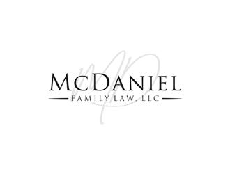 McDaniel Family Law, LLC  logo design by ndaru