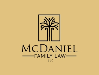 McDaniel Family Law, LLC  logo design by Foxcody