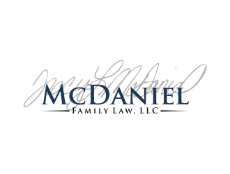 McDaniel Family Law, LLC  logo design by rykos