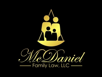 McDaniel Family Law, LLC  logo design by onetm