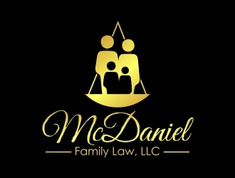 McDaniel Family Law, LLC  logo design by onetm