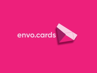 envo.cards logo design by Erasedink
