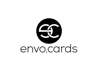 envo.cards logo design by eyeglass