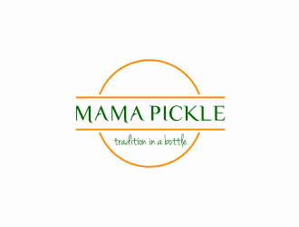 Mama Pickle logo design by ammad