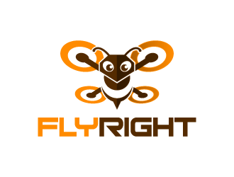 FlyRight logo design by pencilhand