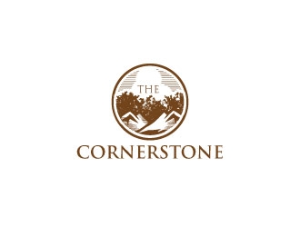The Cornerstone logo design by Gaze