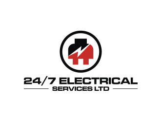 24/7 Electrical Services LTD logo design by R-art