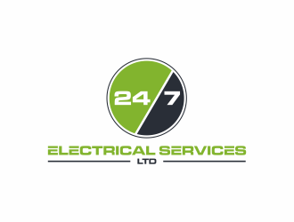 24/7 Electrical Services LTD logo design by ammad