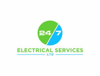 24/7 Electrical Services LTD logo design by ammad