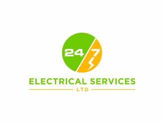 24/7 Electrical Services LTD logo design by ammad
