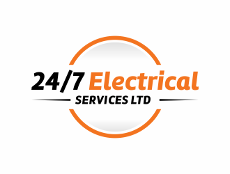 24/7 Electrical Services LTD logo design by haidar