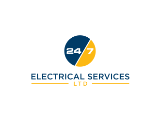 24/7 Electrical Services LTD logo design by ammad