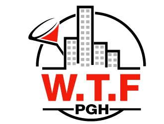 W.T.F. PGH logo design by PMG