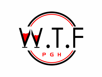W.T.F. PGH logo design by giphone