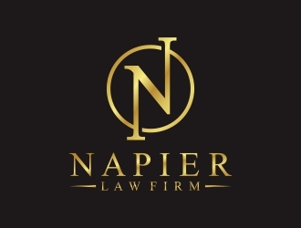 Napier Law Firm logo design by mercutanpasuar