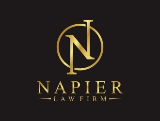 Napier Law Firm logo design by mercutanpasuar