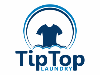 TIP TOP LAUNDRY logo design by Mahrein