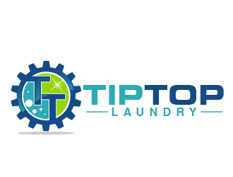 TIP TOP LAUNDRY logo design by THOR_