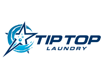 TIP TOP LAUNDRY logo design by Coolwanz