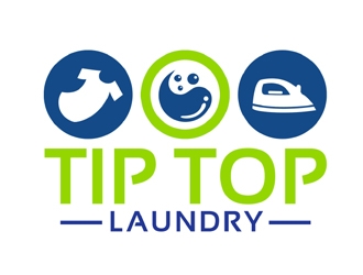TIP TOP LAUNDRY logo design by ingepro