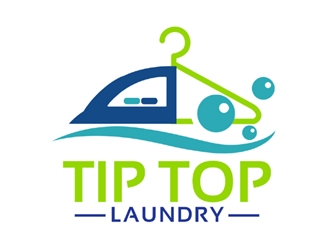 TIP TOP LAUNDRY logo design by ingepro