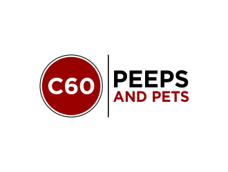 C60 Peeps and Pets logo design by akhi