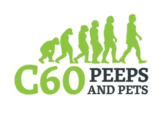 C60 Peeps and Pets logo design by shere