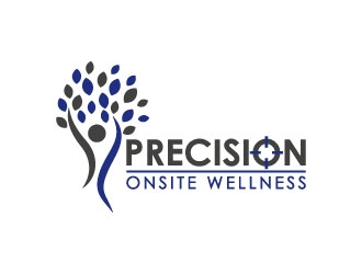 Precision Onsite Wellness logo design by pixalrahul