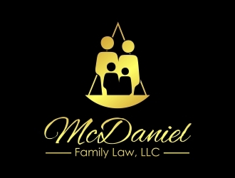 McDaniel Family Law, LLC  logo design by onetm