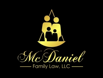 McDaniel Family Law, LLC  logo design by onetm