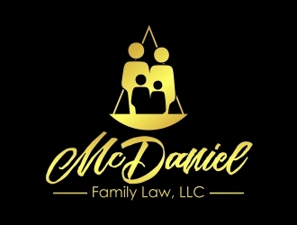 McDaniel Family Law, LLC  logo design by onetm