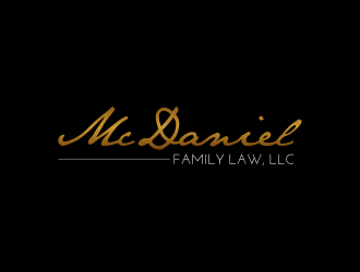 McDaniel Family Law, LLC  logo design by pakNton