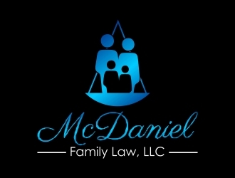 McDaniel Family Law, LLC  logo design by onetm