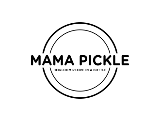 Mama Pickle logo design by oke2angconcept