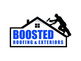 Boosted Roofing & Exteriors logo design by agil