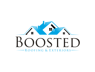Boosted Roofing & Exteriors logo design by Landung