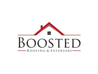 Boosted Roofing & Exteriors logo design by Landung