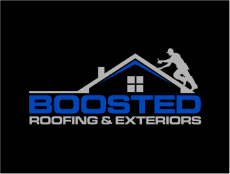 Boosted Roofing & Exteriors logo design by evdesign