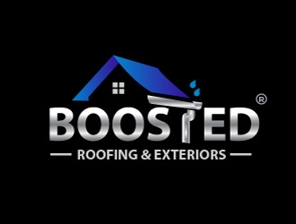 Boosted Roofing & Exteriors logo design by Muhammad_Abbas