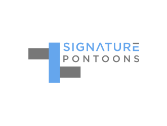 Signature Pontoons logo design by Zhafir