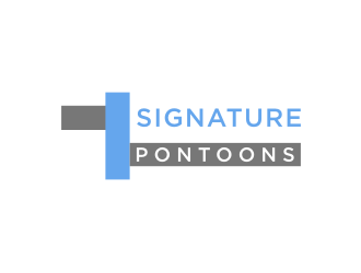 Signature Pontoons logo design by Zhafir
