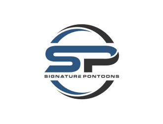 Signature Pontoons logo design by Zhafir
